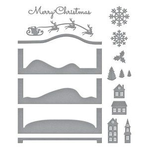 Spellbinders - Silent Night Make a Scene die set